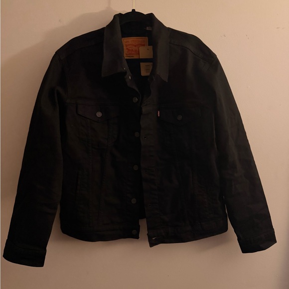 Levi's Men's Black Denim Jacket - Picture 2 of 3